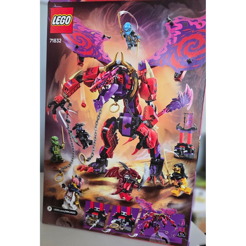 LEGO Ninjago 71832 Thunderfang Dragon of Chaos Dragons Rising 668 Pcs New